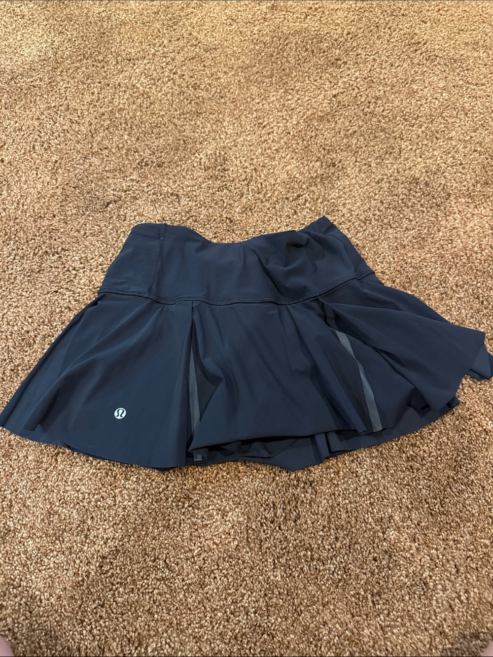 lululemon athletica black tennis skirt